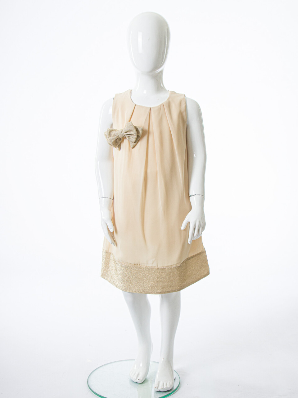 Kız Çocuk Yazlık Elbise 1-5 Yaş 9083 Camel - 3