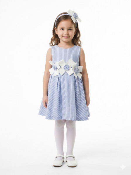 فستان صيفي للبنات، من عمر 4 إلى 8 سنوات، 9224 - GRATA