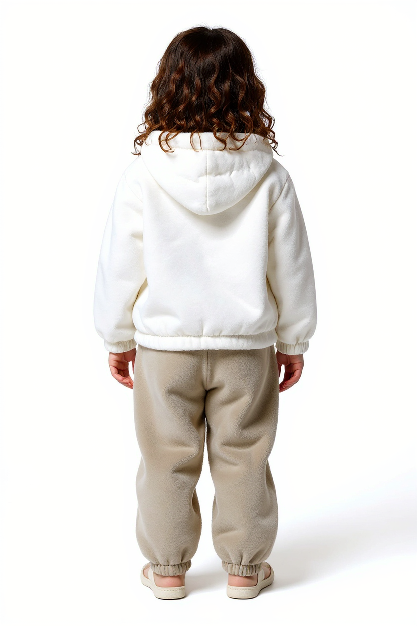 Kız Çocuk Eşofman Takım 6-36 Ay 7022 Ekru - 2