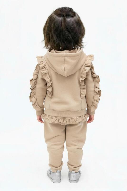 Kız Çocuk Eşofman Takım 1-5 Yaş 7032 Gri - 2