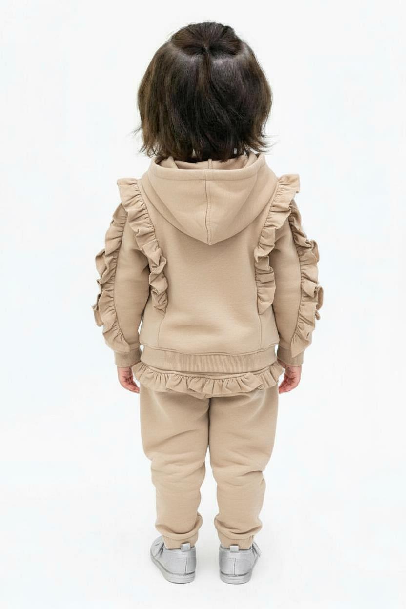 Kız Çocuk Eşofman Takım 1-5 Yaş 7032 Gri - 2