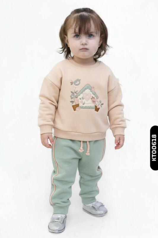 Kız Çocuk Eşofman Takım 3-12 Ay 2001 Pembe - 2