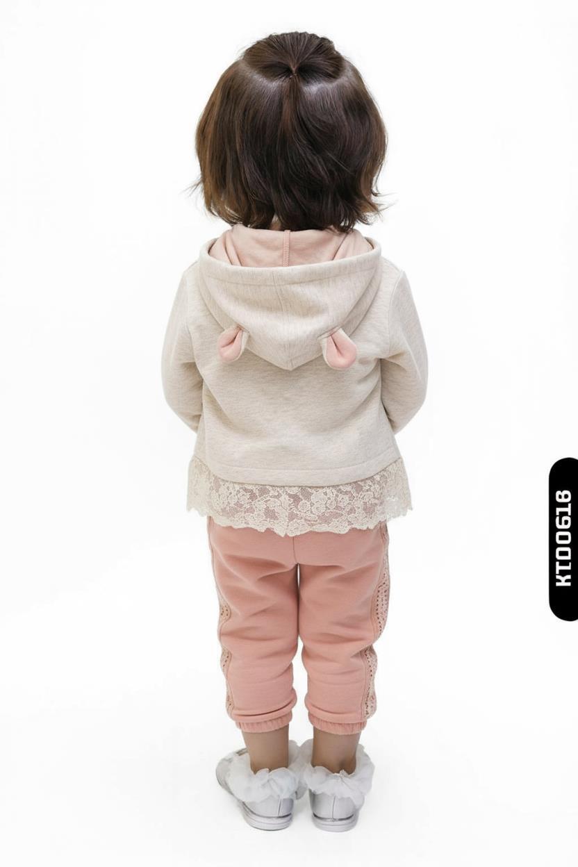 Kız Çocuk Eşofman Takım 6-36 Ay 7020 Gri - 2