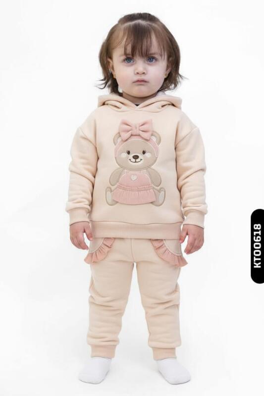 Kız Çocuk Eşofman Takım 6-36 Ay 7030 Pembe - GRATA