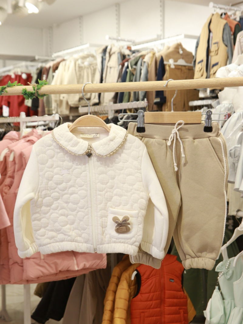 Kız Çocuk Eşofman Takım 6-36 Ay 7022 Ekru - 4