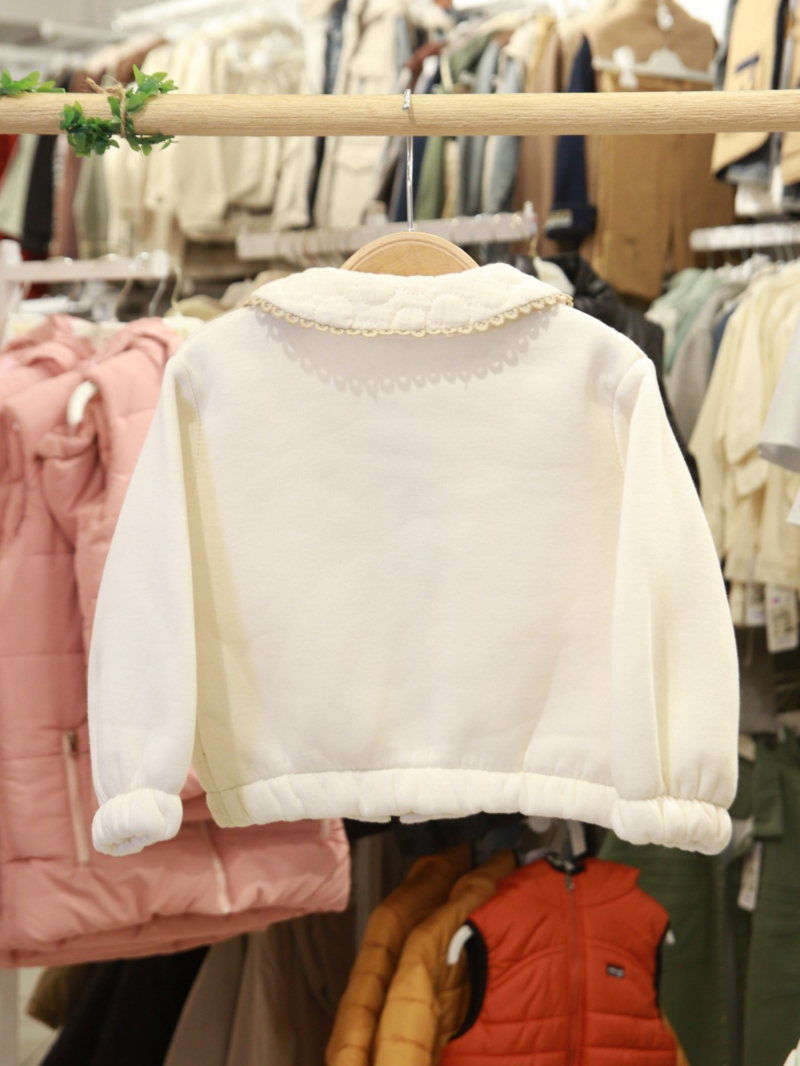 Kız Çocuk Eşofman Takım 6-36 Ay 7022 Ekru - 7