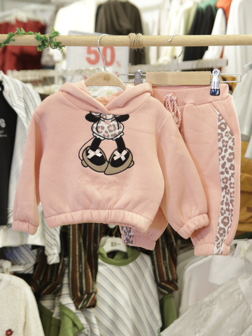 Kız Çocuk Eşofman Takım 6-36 Ay 7021 Pembe - 4