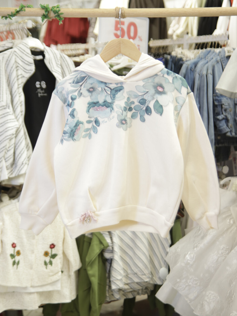 Kız Çocuk Eşofman Takım 4-8 Yaş 7221 Ekru - Yeşil - 6