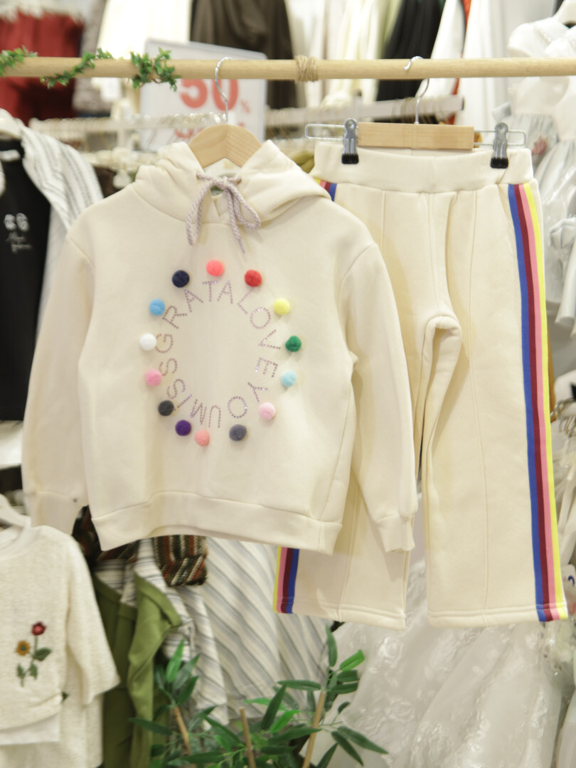 Kız Çocuk Eşofman Takım 4-8 Yaş 7228 Ekru - 4