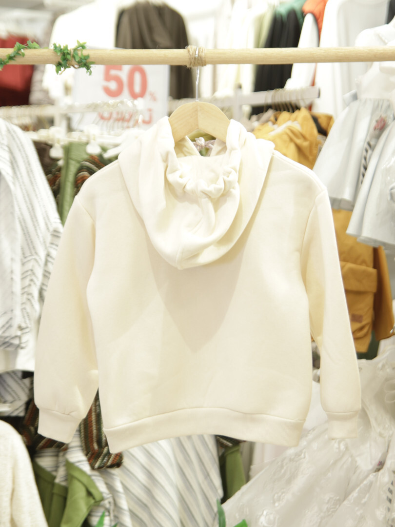 Kız Çocuk Eşofman Takım 4-8 Yaş 7228 Ekru - 7