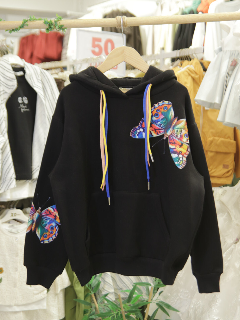 Kız Çocuk Eşofman Takım 10-16 Yaş 7432 Siyah - 6