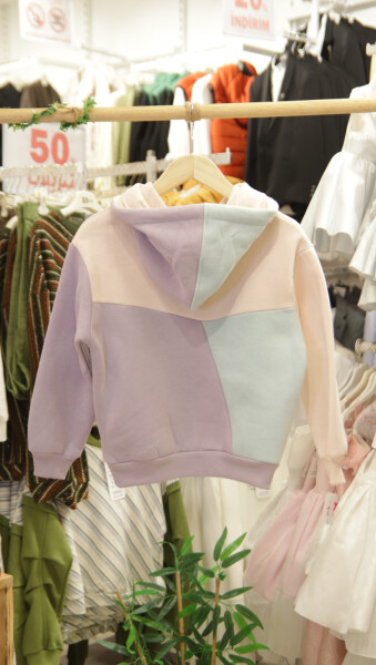 Kız Çocuk Eşofman Takım 4-8 Yaş 7227 Mor - 5