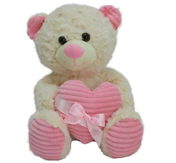 Halley Kalbi Kurdaleli Peluş Ayı 35 Cm 62915 - Halley