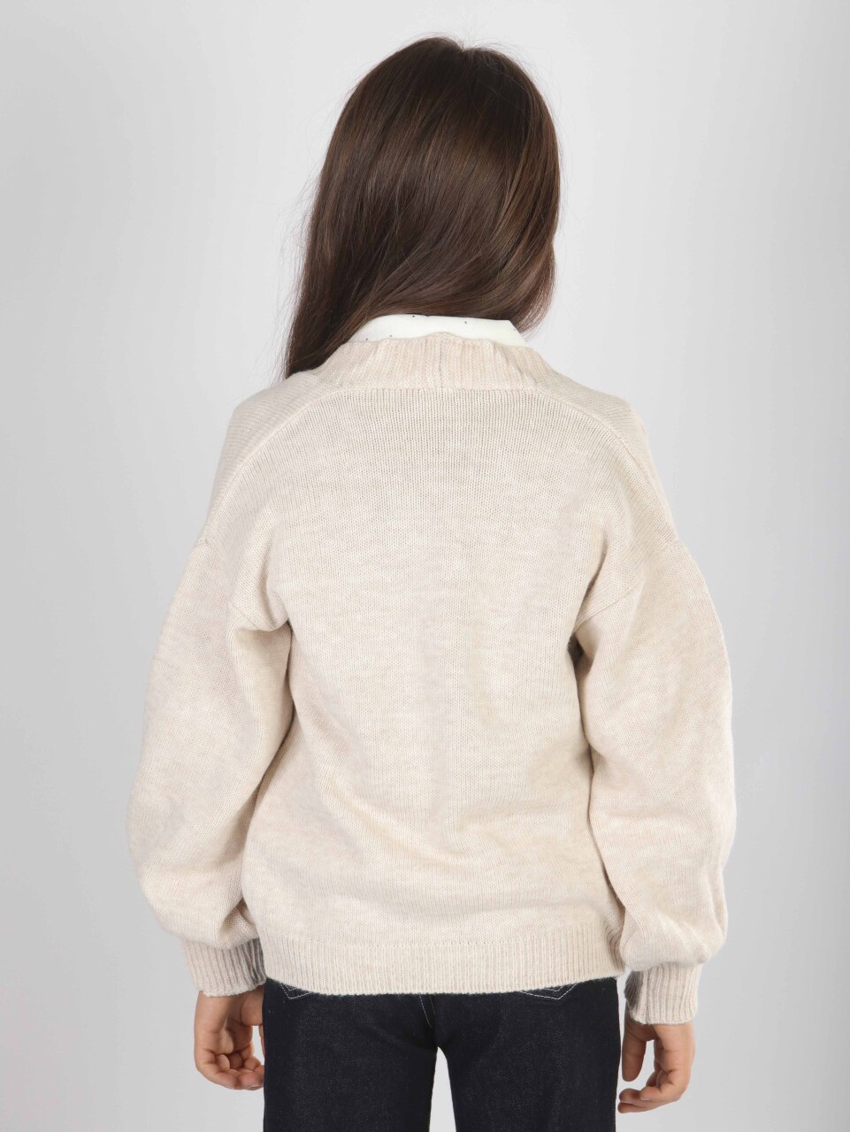 Kız Çocuk 4'lu Alt Üst Takım 7-10 Yaş 3916 Bej - 2