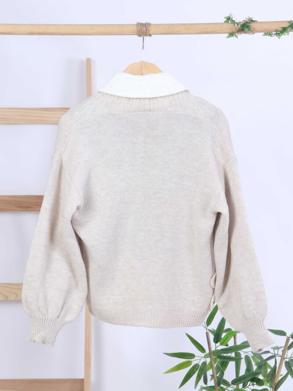 Kız Çocuk 4'lu Alt Üst Takım 7-10 Yaş 3916 Bej - 14