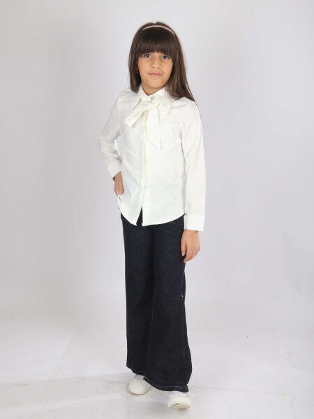 Kız Çocuk 4'lu Alt Üst Takım 7-10 Yaş 3916 Bej - 8