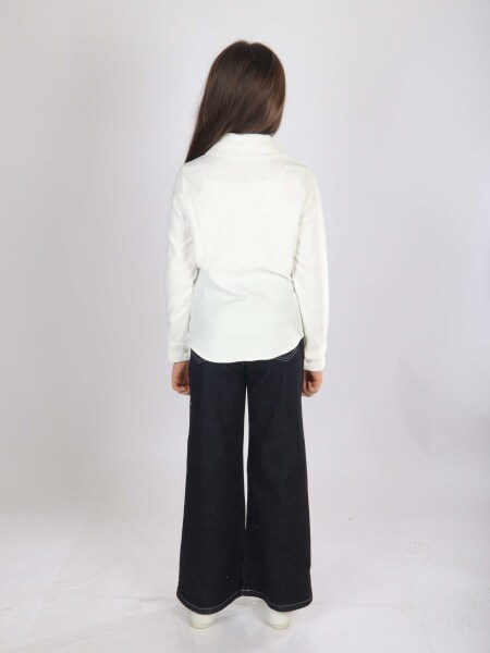 Kız Çocuk 4'lu Alt Üst Takım 7-10 Yaş 3916 Bej - 9