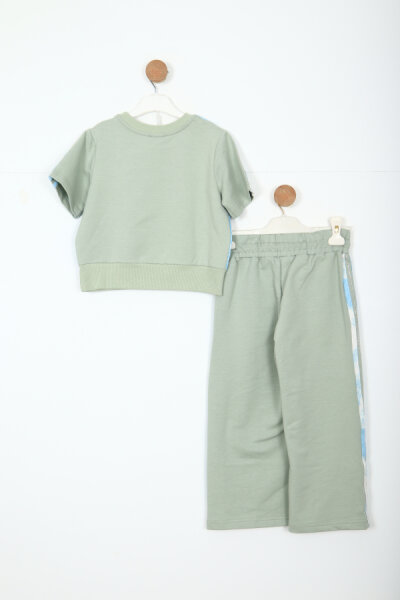 Kız Çocuk Eşofman Takım 6-12 Yaş 30064 Mint - 4