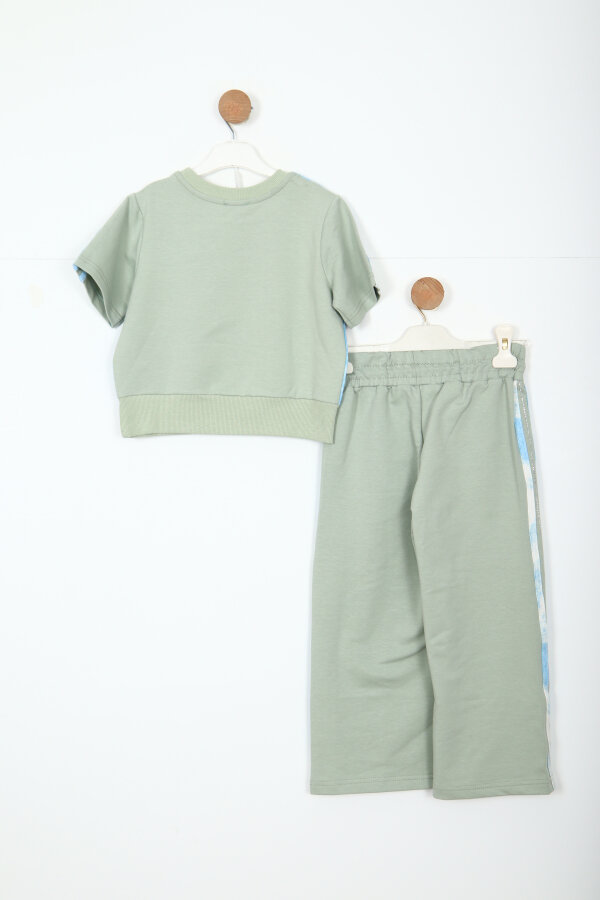 Kız Çocuk Eşofman Takım 6-12 Yaş 30064 Mint - 4