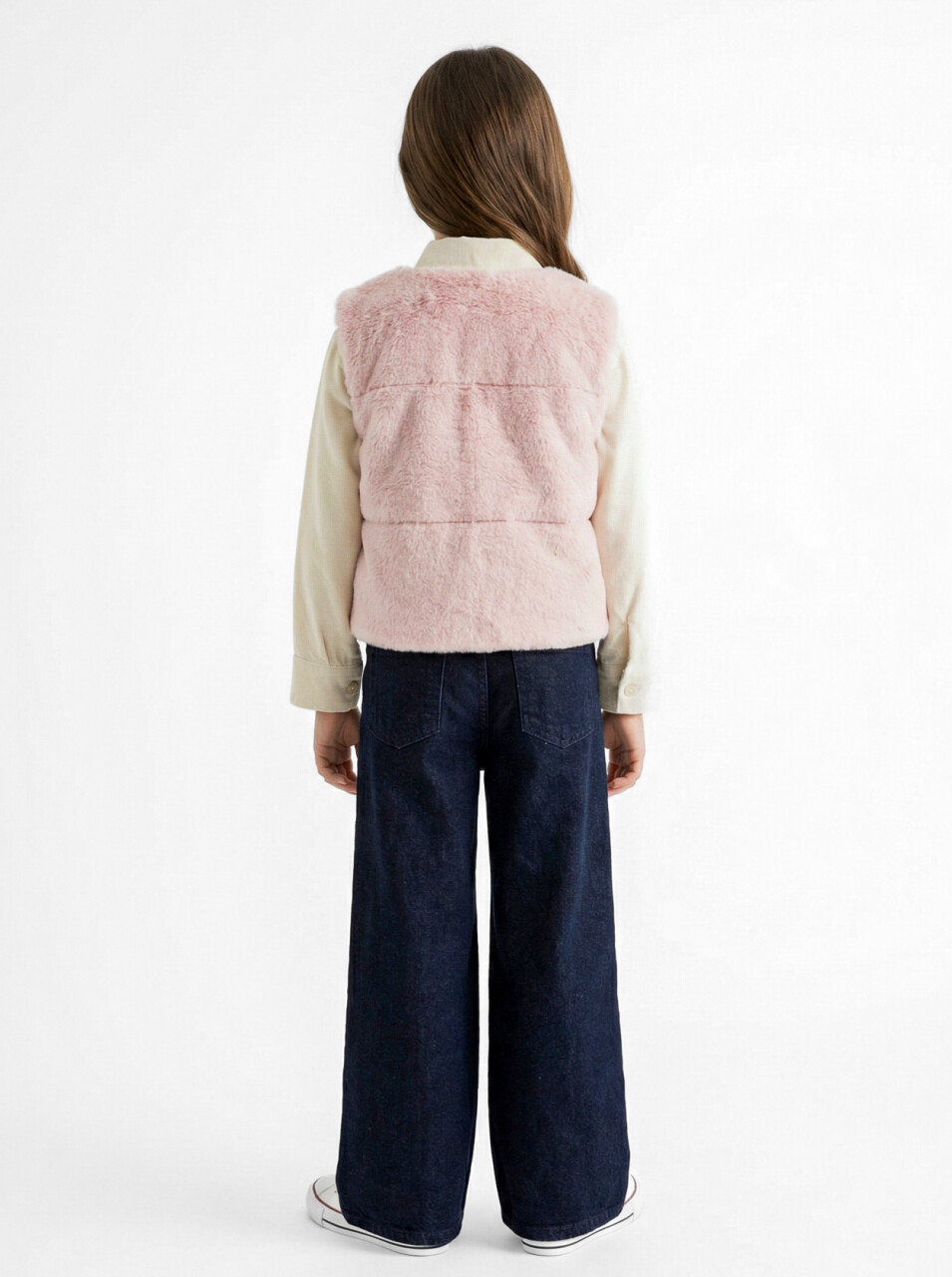 Kız Çocuk 3'lu Alt Üst Takım 7-14 Yaş 3904-4904 Pembe - 2