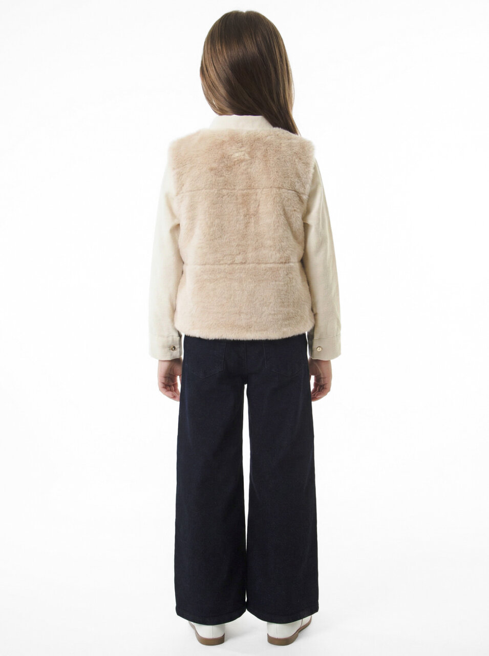 Kız Çocuk 3'lu Alt Üst Takım 7-14 Yaş 3904-4904 Bej - 2