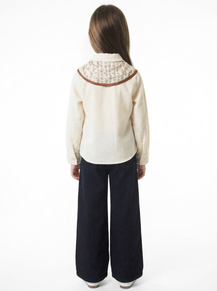 Kız Çocuk 3'lu Alt Üst Takım 7-14 Yaş 3904-4904 Bej - 4