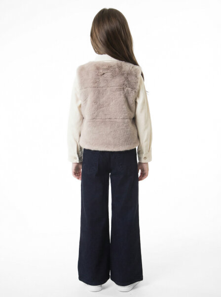 Kız Çocuk 3'lu Alt Üst Takım 7-14 Yaş 3904-4904 Gri - 2