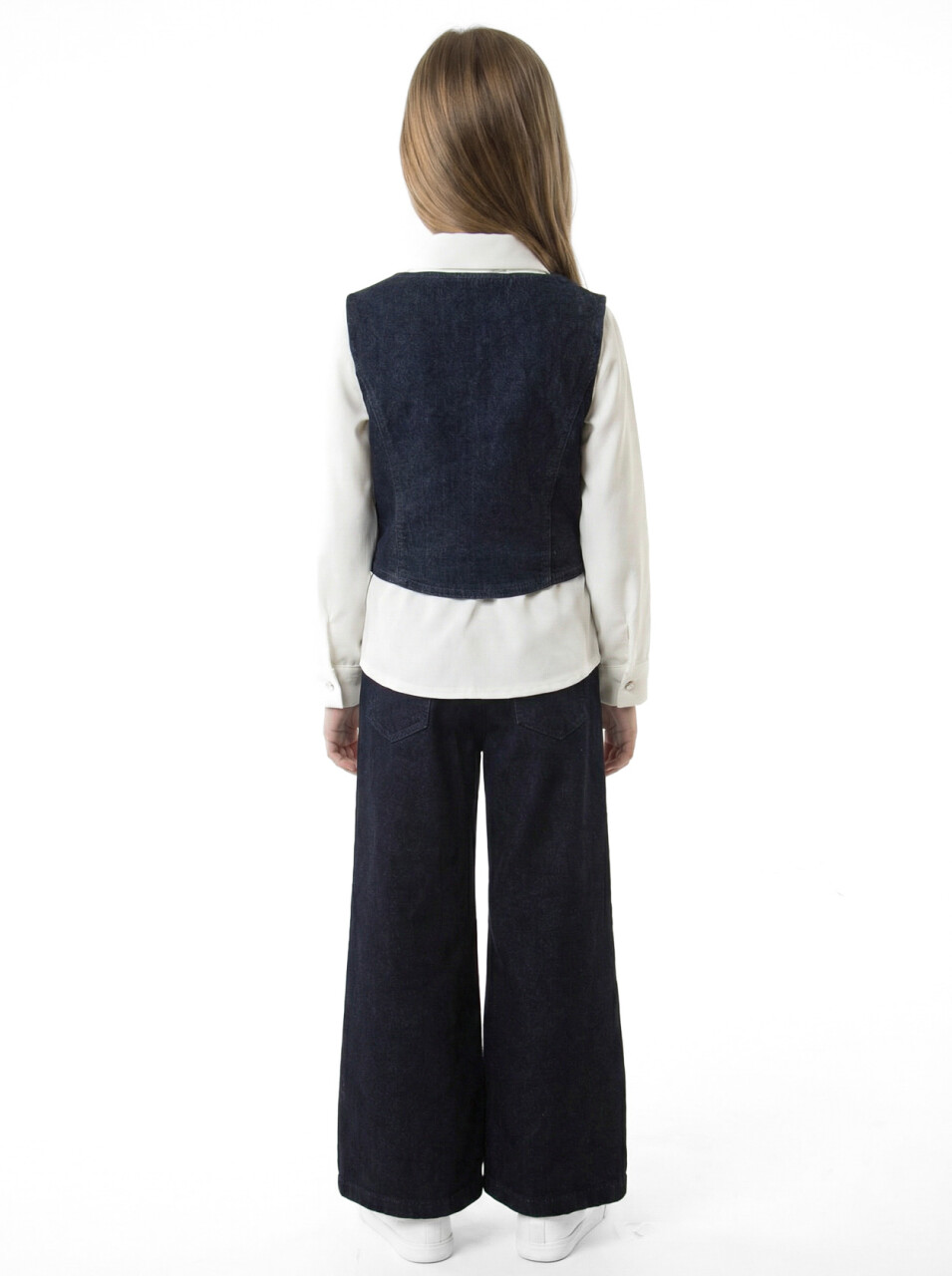 Kız Çocuk 4'lu Alt Üst Takım 7-14 Yaş 3927-4927 Ekru - 4