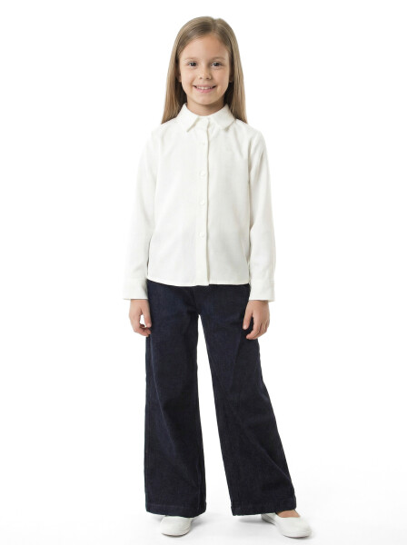 Kız Çocuk 4'lu Alt Üst Takım 7-14 Yaş 3927-4927 Ekru - 5