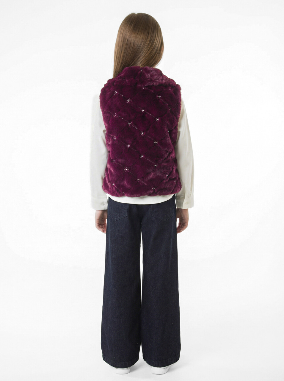 Kız Çocuk 4'lu Alt Üst Takım 7-14 Yaş 3927-4927 Bordo - 2