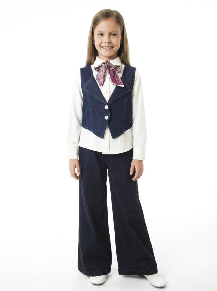 Kız Çocuk 4'lu Alt Üst Takım 7-14 Yaş 3927-4927 Bordo - 3