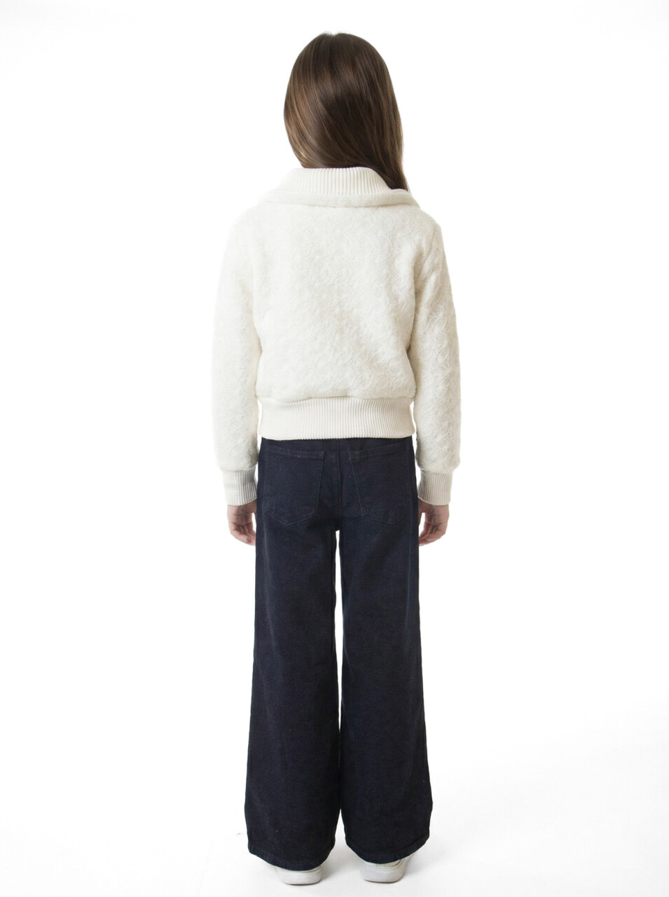 Kız Çocuk 3'lu Alt Üst Takım 7-11 Yaş 3903-4903 Ekru - 6