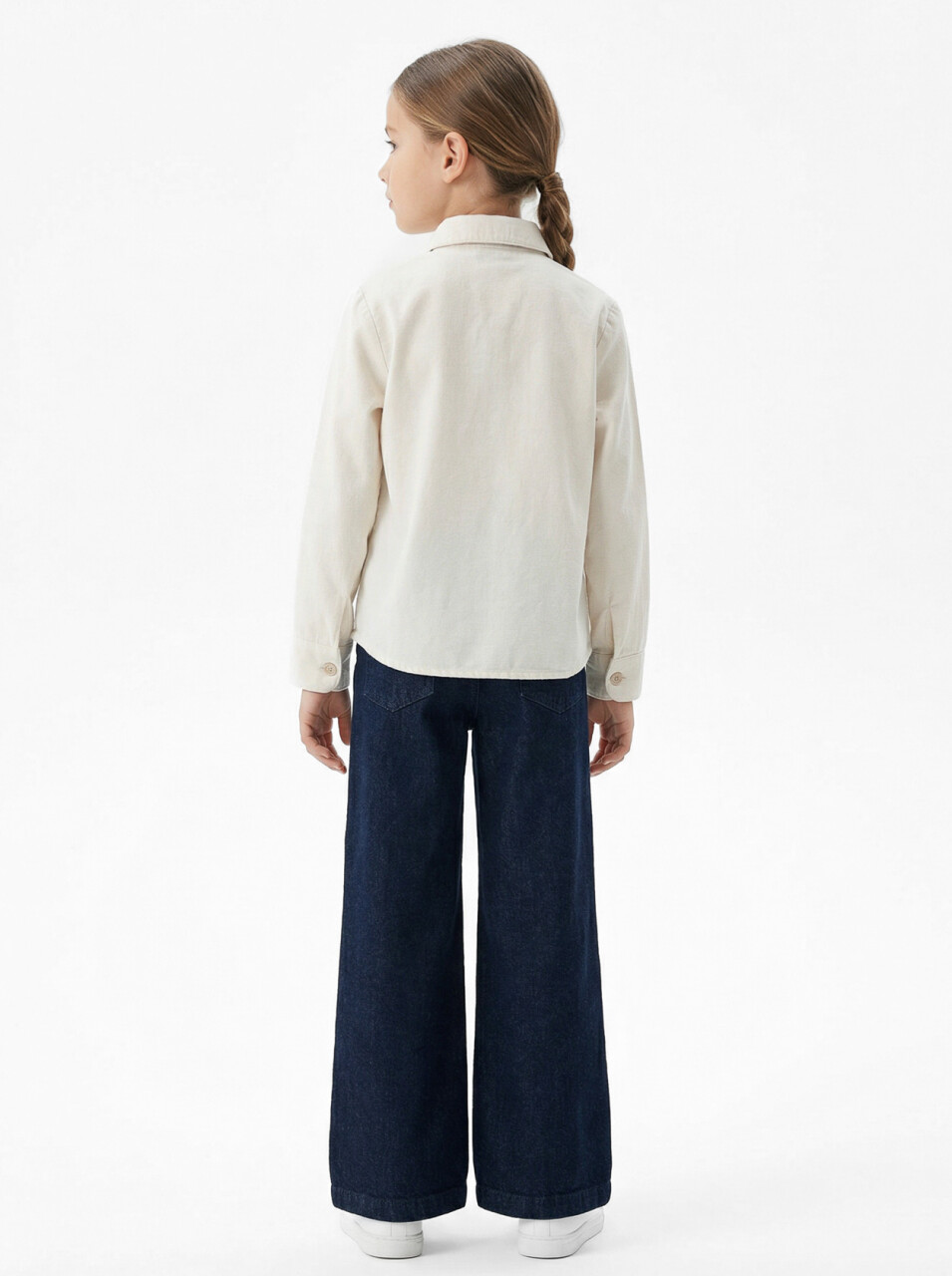 Kız Çocuk Folarlı 3'lu Alt Üst Takım 7-14 Yaş 3953-4953 Pembe - 4