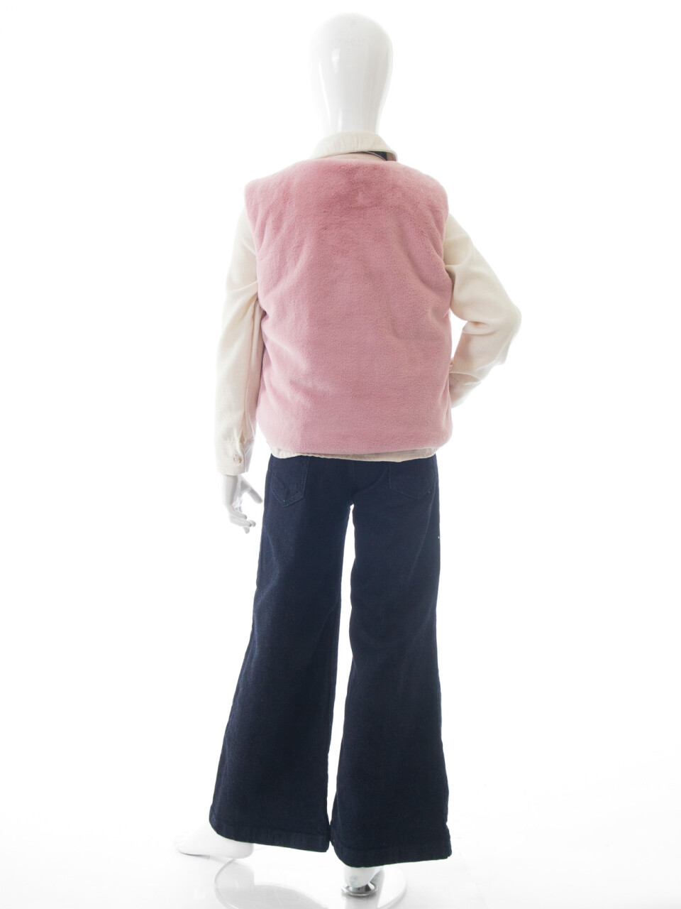 Kız Çocuk Folarlı 3'lu Alt Üst Takım 7-14 Yaş 3953-4953 Pembe - 6