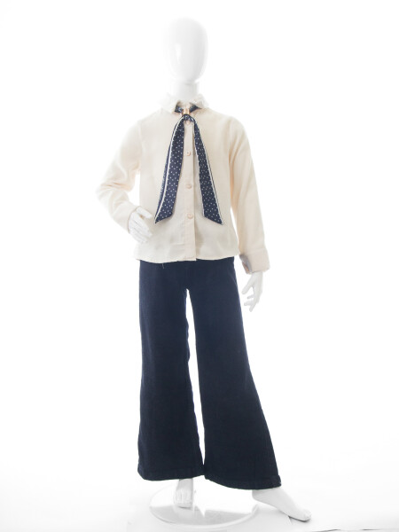 Kız Çocuk Folarlı 3'lu Alt Üst Takım 7-14 Yaş 3953-4953 Pembe - 8