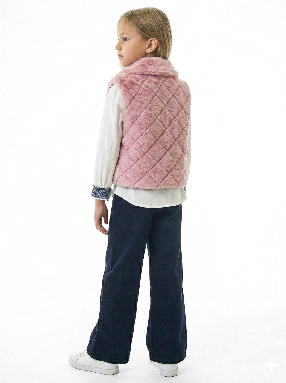 Kız Çocuk 3'lu Alt Üst Takım 7-14 Yaş 3958-4958 Pembe - 6