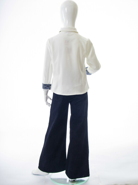 Kız Çocuk 3'lu Alt Üst Takım 7-14 Yaş 3958-4958 Pembe - 10