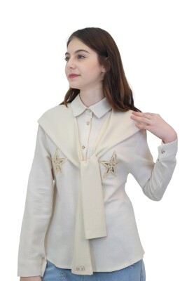 Kız Çocuk Alt Üst Takım 7-10 Yaş 20093 Bej - 2