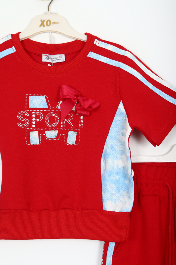 بدلة رياضية للبنات من عمر 6 إلى 12 سنة 30064 - 2