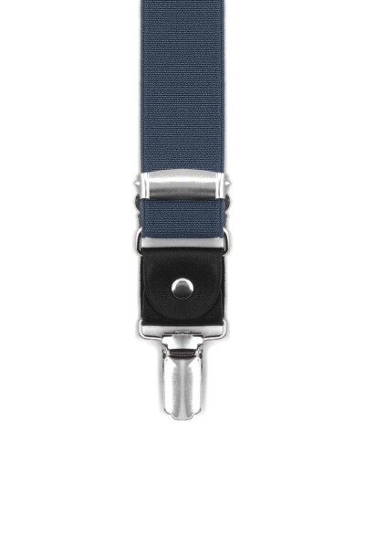 Ayarlanabilir Klipsli Lacivert Çocuk Kemer Pantolon Askısı - 7