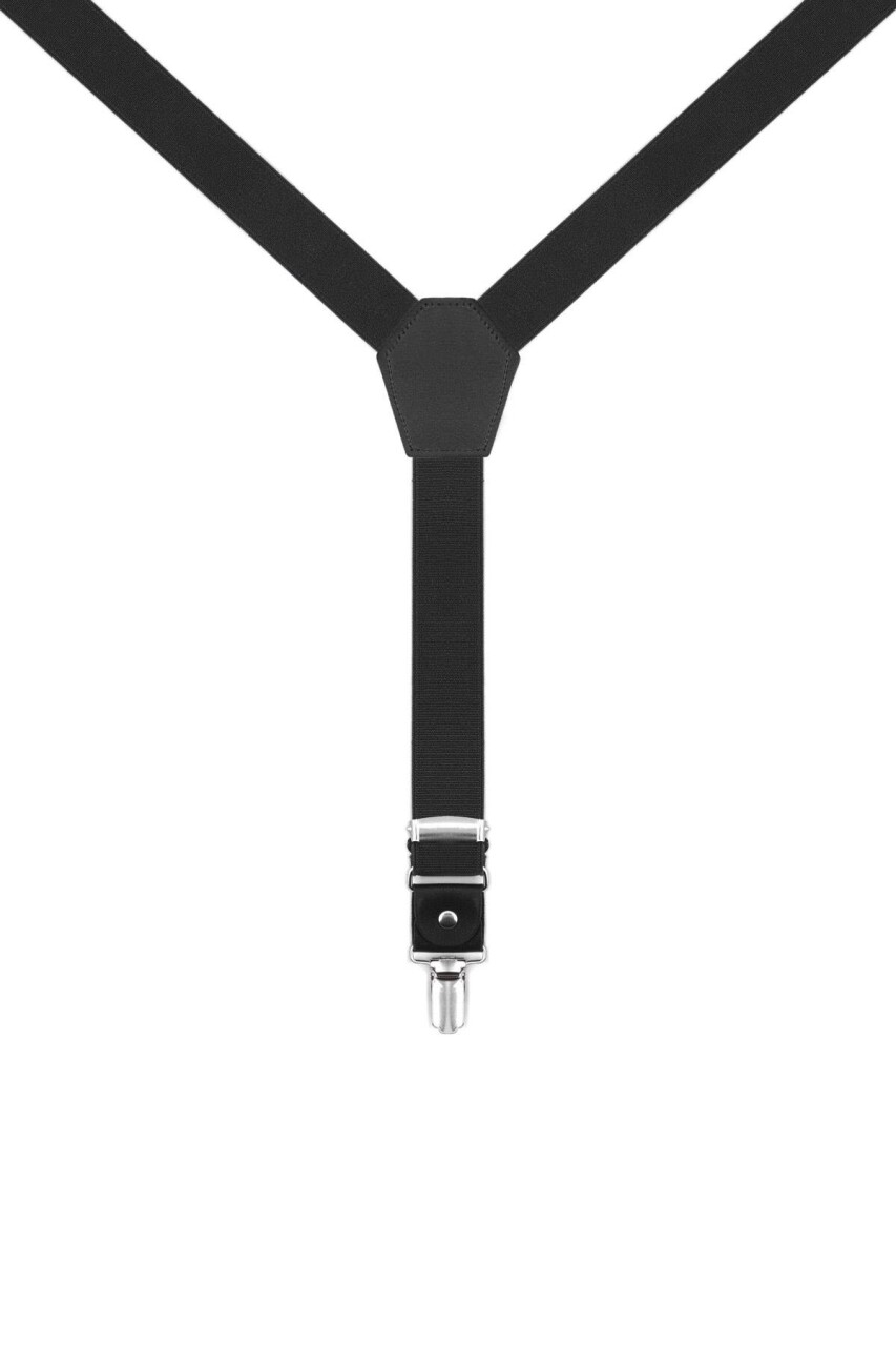 Ayarlanabilir Klipsli Siyah Çocuk Kemer Pantolon Askısı - 13