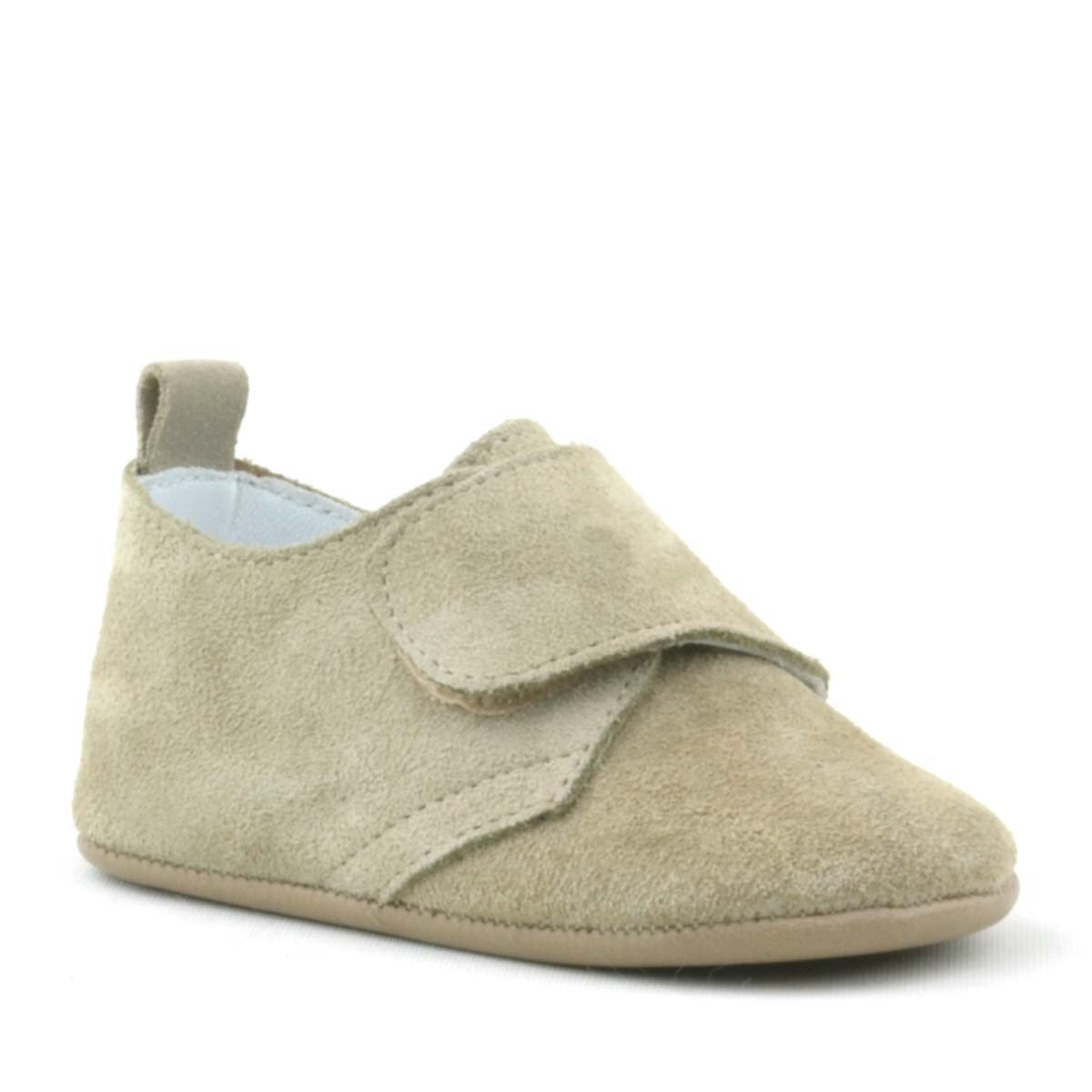 حذاء بوت للأطفال من جلد المنك الطبيعي بشريط فيلكرو من بوبا - 2