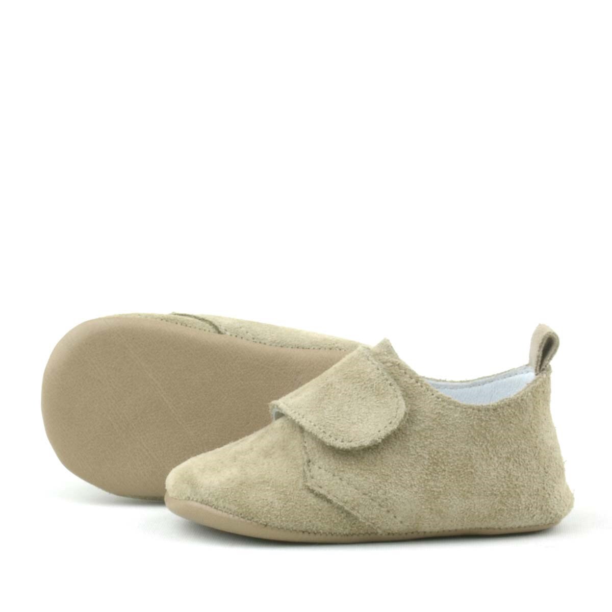 حذاء بوت للأطفال من جلد المنك الطبيعي بشريط فيلكرو من بوبا - 6