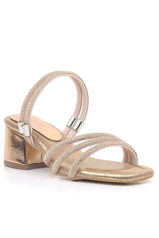 نعال جودي كوبر ستون للبنات بكعب عالٍ - 2