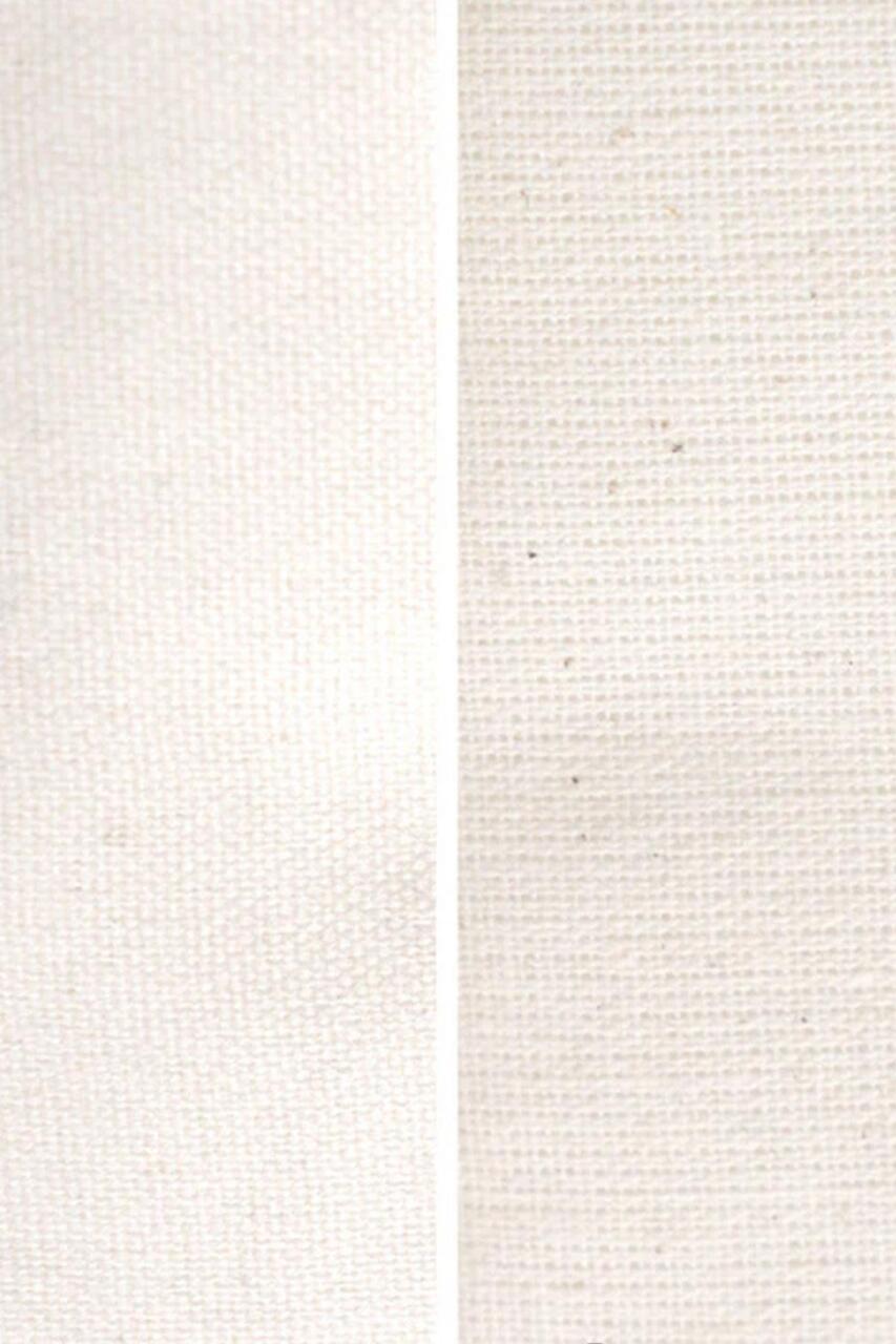 Hapshoe Look Krem 35x40 cm Unisex Ham Bez Büzgülü Ayakkabı Terlik Çantası - 8