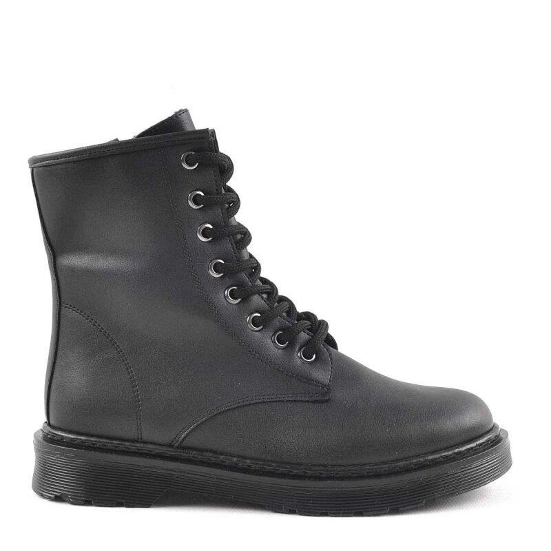 Amelia Mat Siyah Kadın Postal Bot - 2