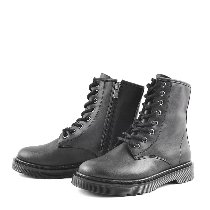 Amelia Mat Siyah Kadın Postal Bot - 3