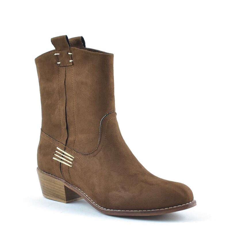 Lilah Taba Kovboy Kadın Bot Çizme - hapshoe look