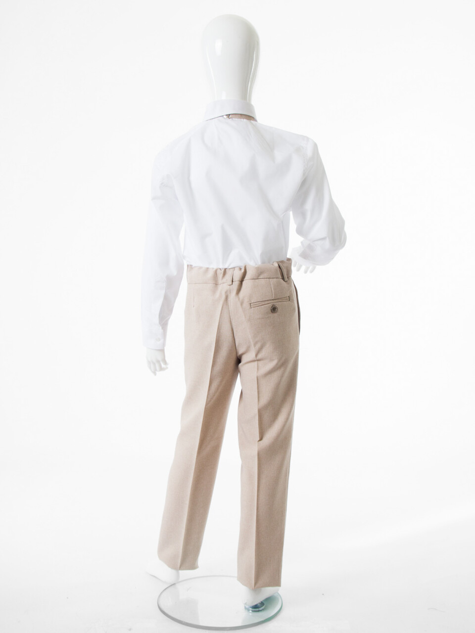 Erkek Çocuk Papiyonlu 4'lü Takım Elbise 1-13 Yaş 133 Bej - 12