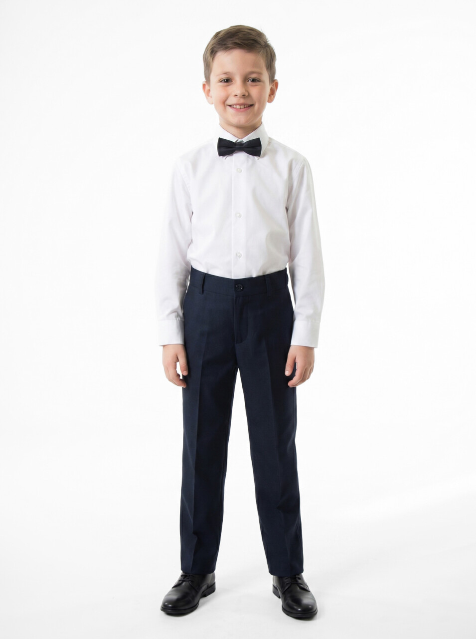 Erkek Çocuk Papiyonlu 4'lü Takım Elbise 1-13 Yaş 98 Lacivert - 6